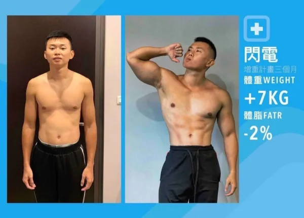 增重學員案例