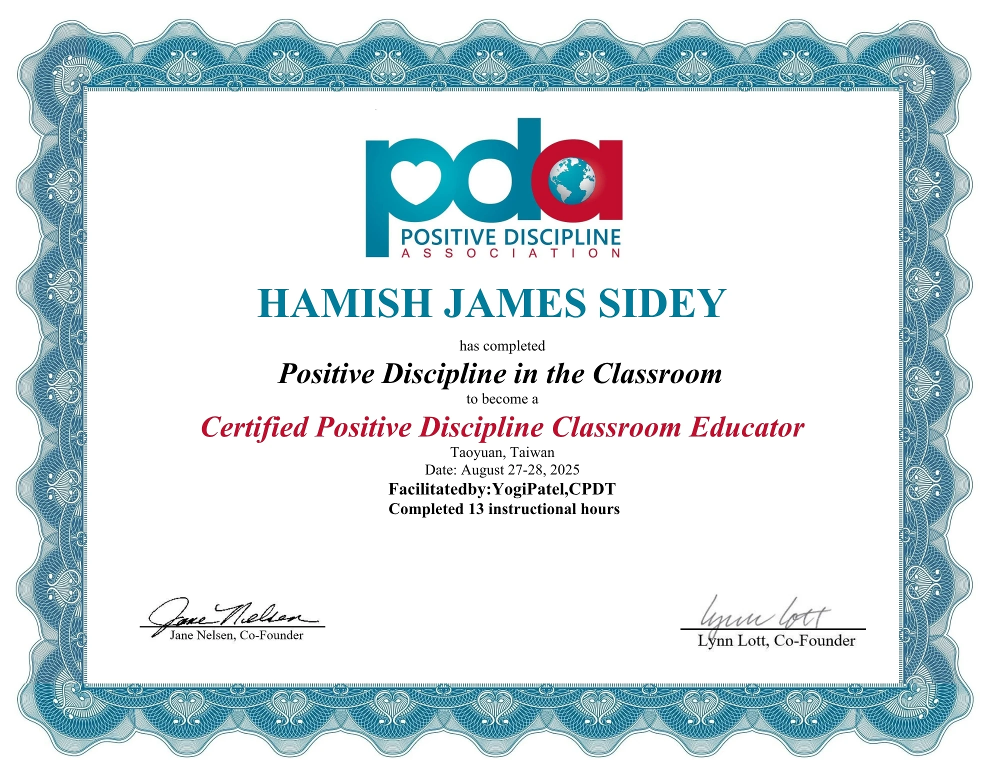 Teacher Hamish