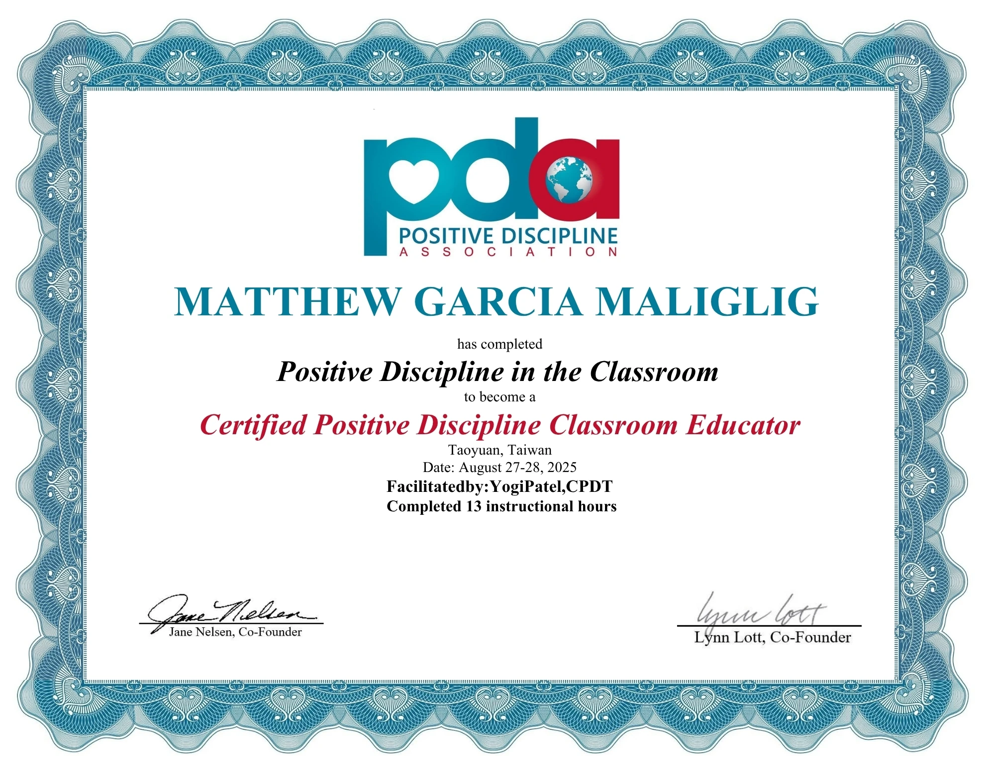 Teacher Matthew