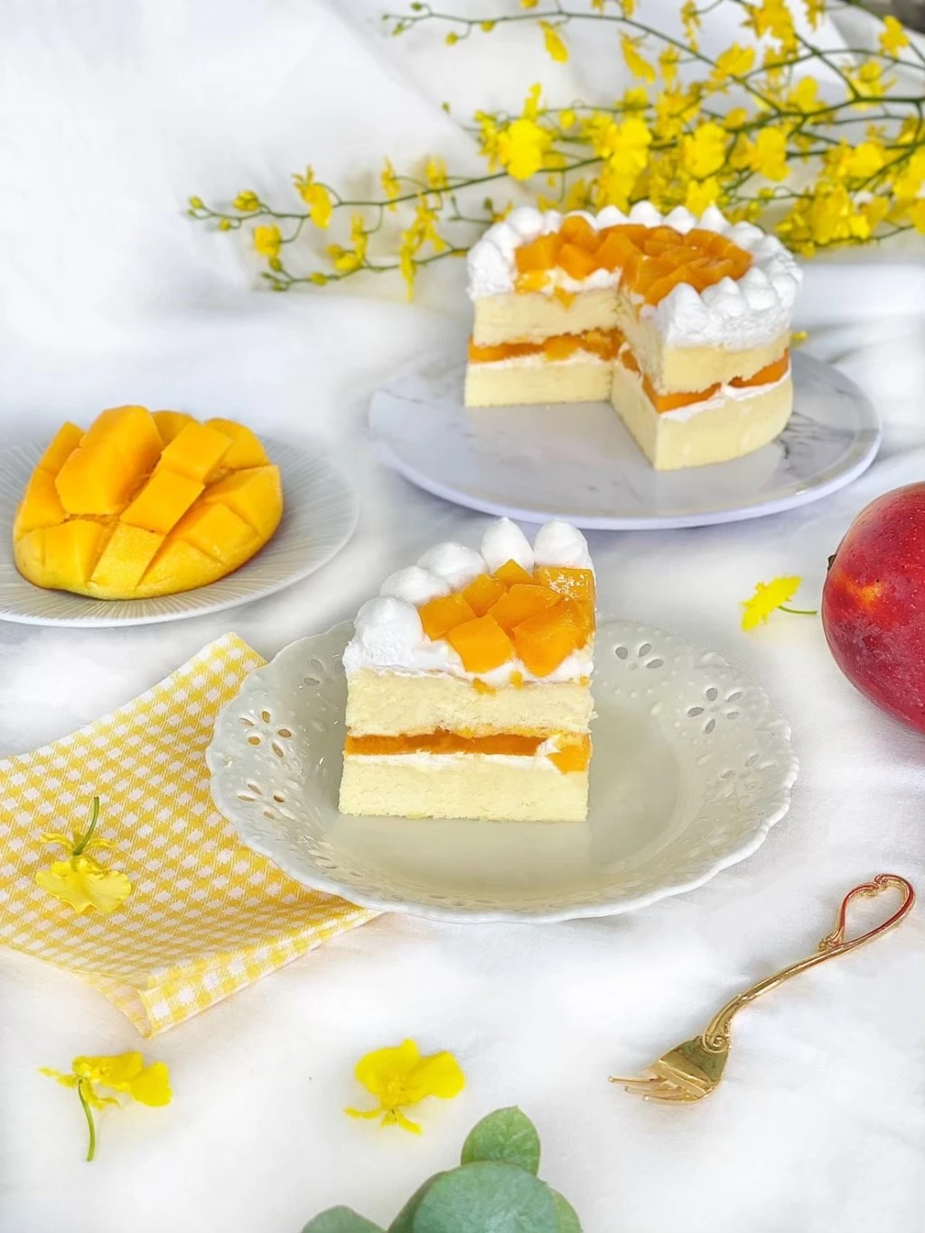 芒果奶蓋蛋糕6吋/8吋(夏季限定7-8月)