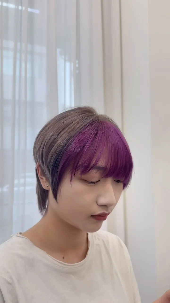 對短髮的剪裁和髮色有自己的堅持 - 嘉義染髮｜西區染髮