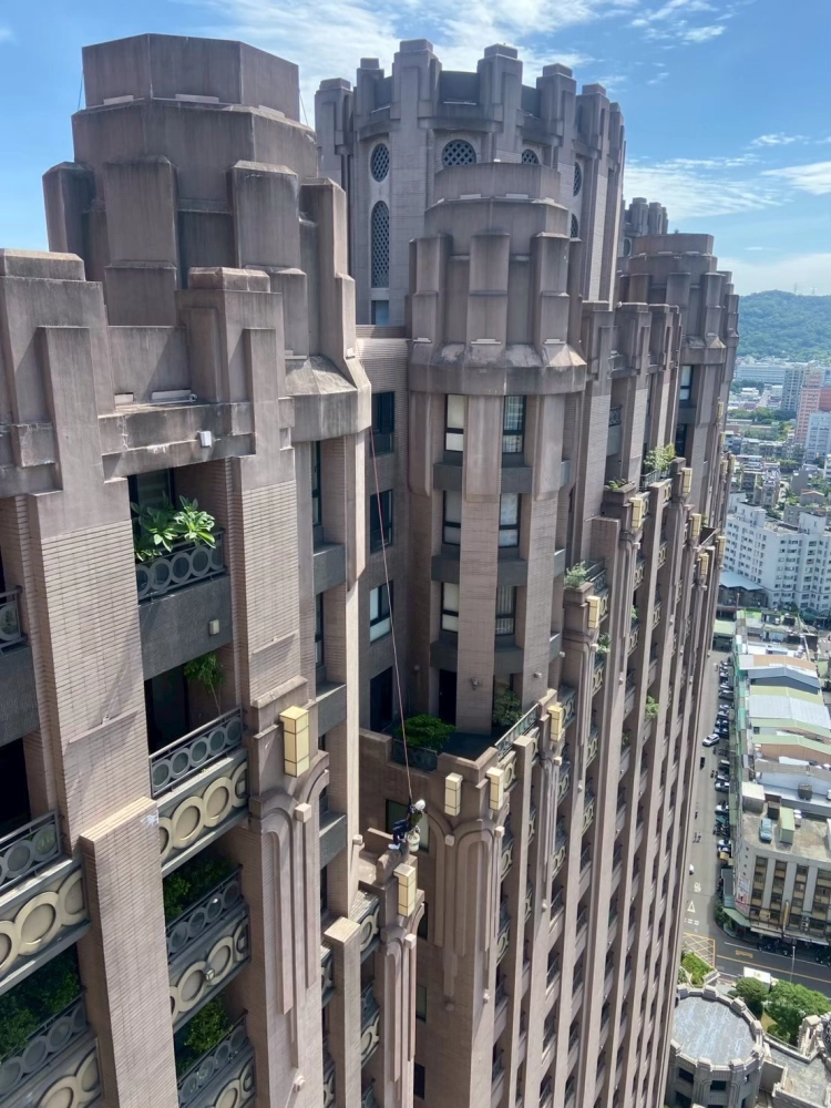 桃園社區磁磚修補