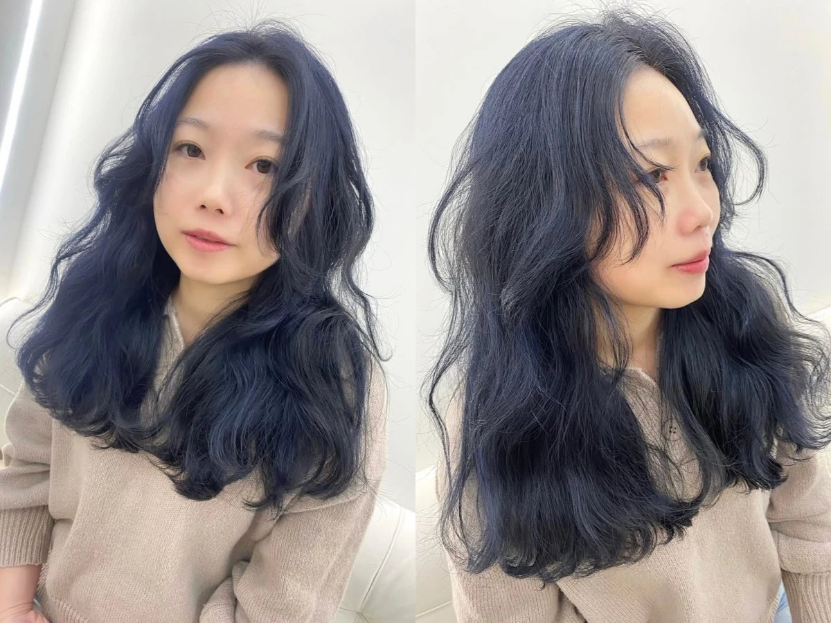 暗夜黑藍色