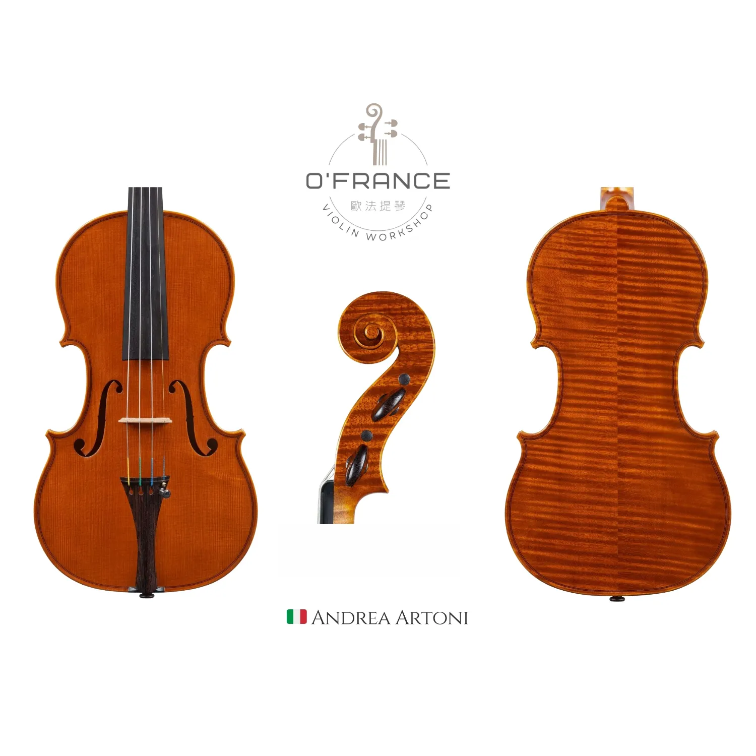 義大利ANLAI國際製琴比賽「最佳音質獎」小提琴