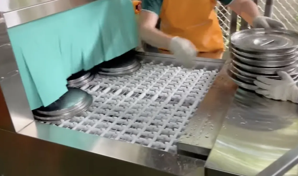 履帶式洗碗機-裕民田食品股份有限公司