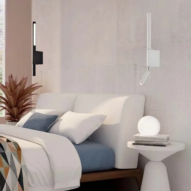  舒光枕邊壁燈(有黑白兩色)