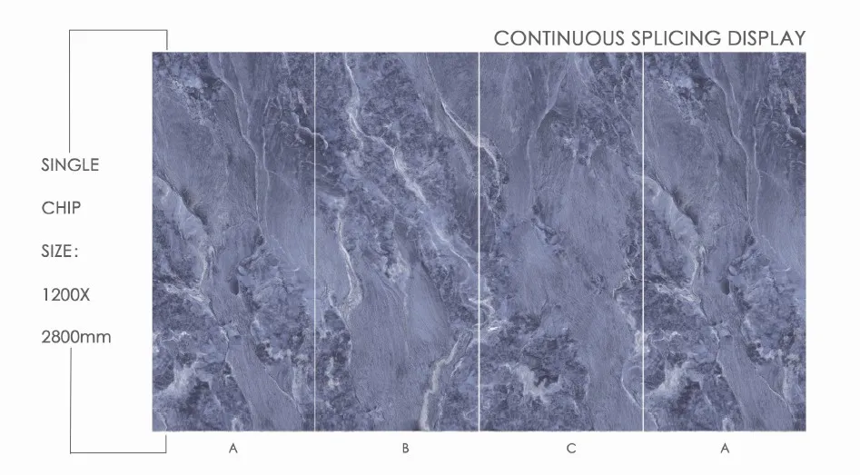 無限連紋 | 孔雀藍