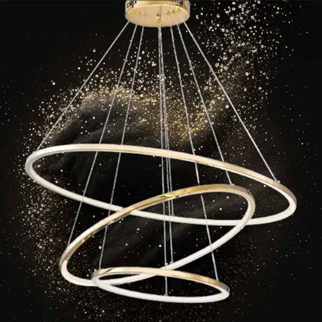 量子光環吊燈-3環