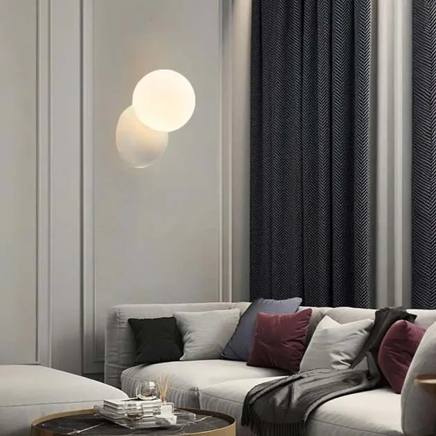 極簡光球壁燈(共4色)