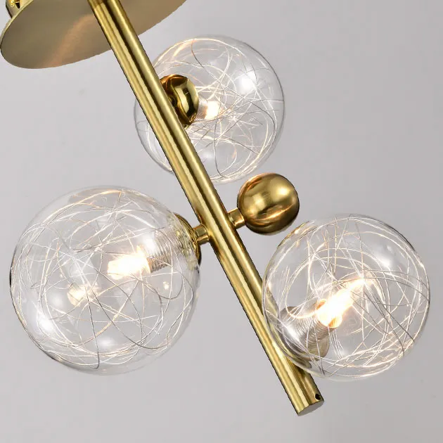  璀璨時光吸頂燈-金色 