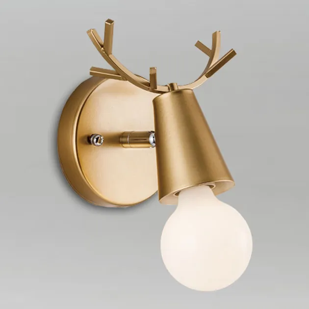  糜鹿小壁燈-金色