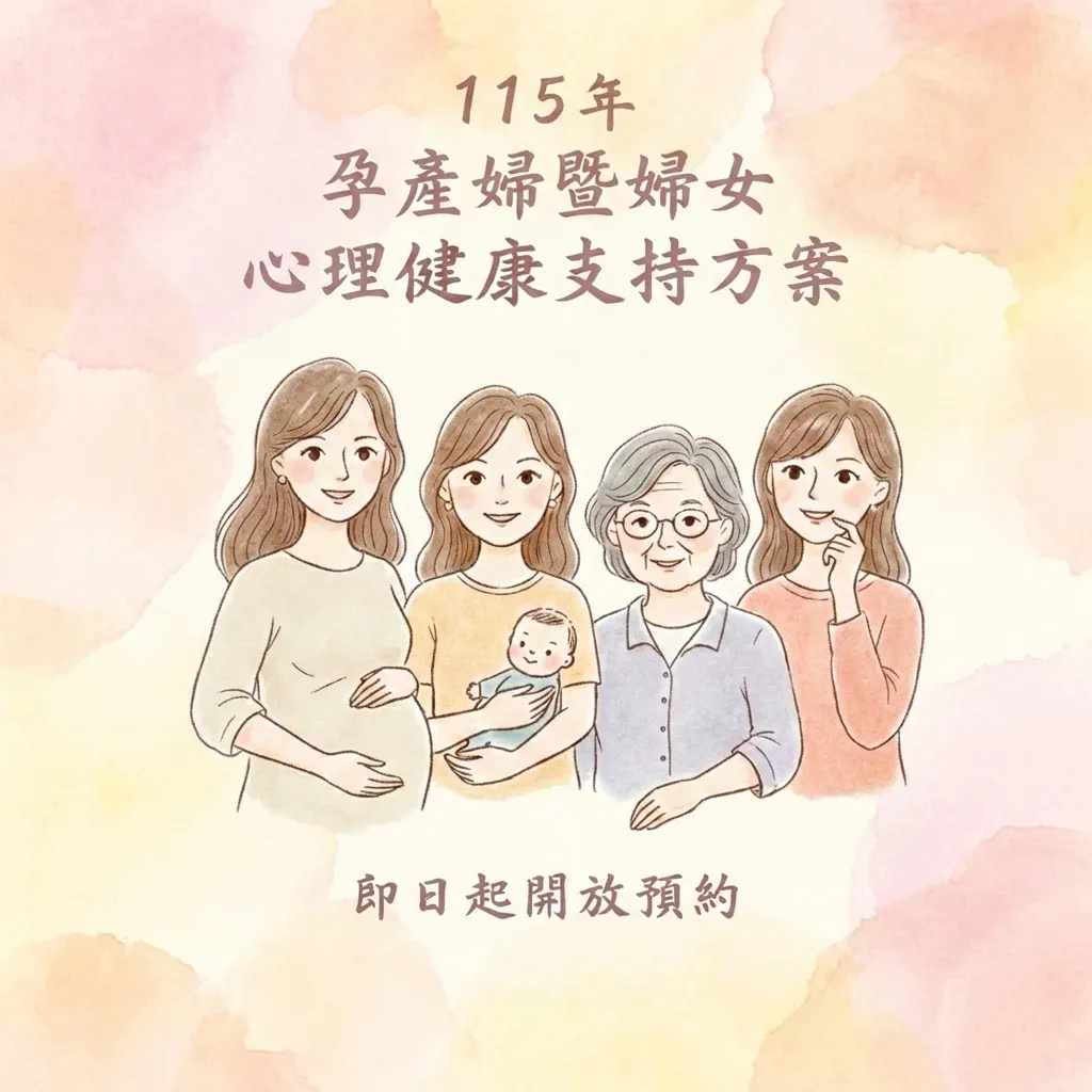 政府方案｜孕產婦暨婦女心理健康支持方案