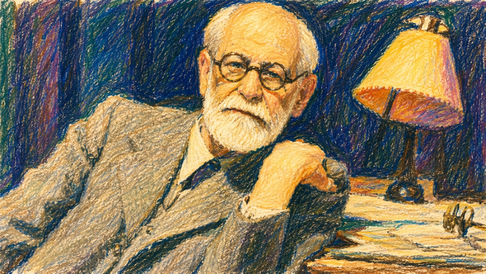 佛洛伊德精神分析與哀悼示意圖