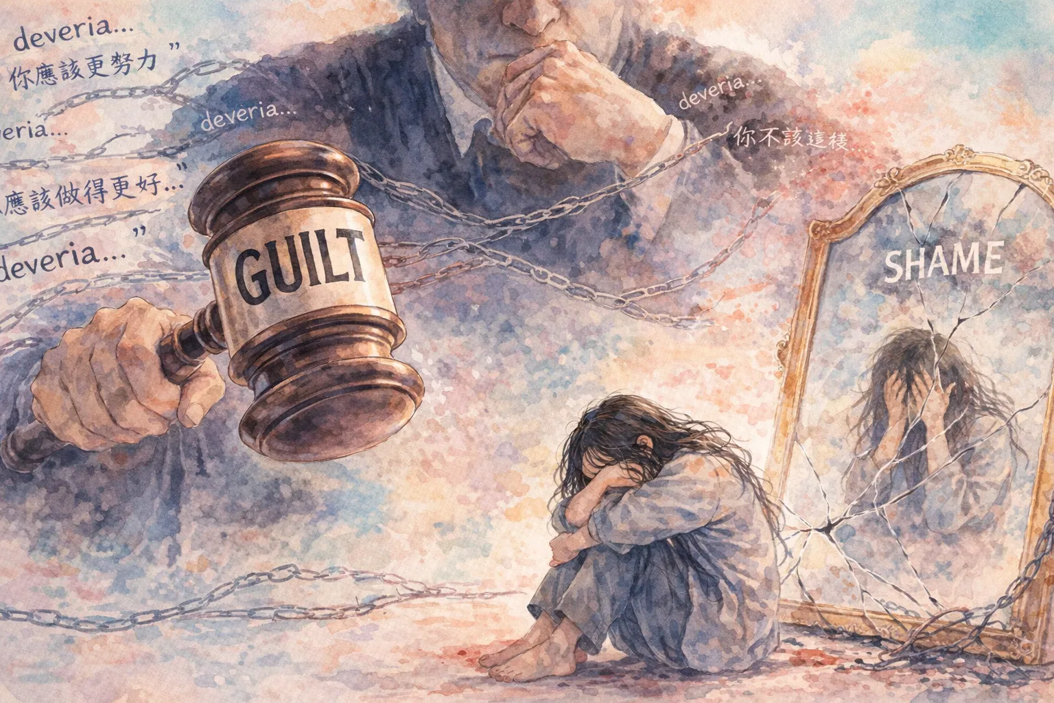 桃園心理師分析原生家庭自責感來源：陪你梳理兒時內化的嚴格聲音，停止心理內耗