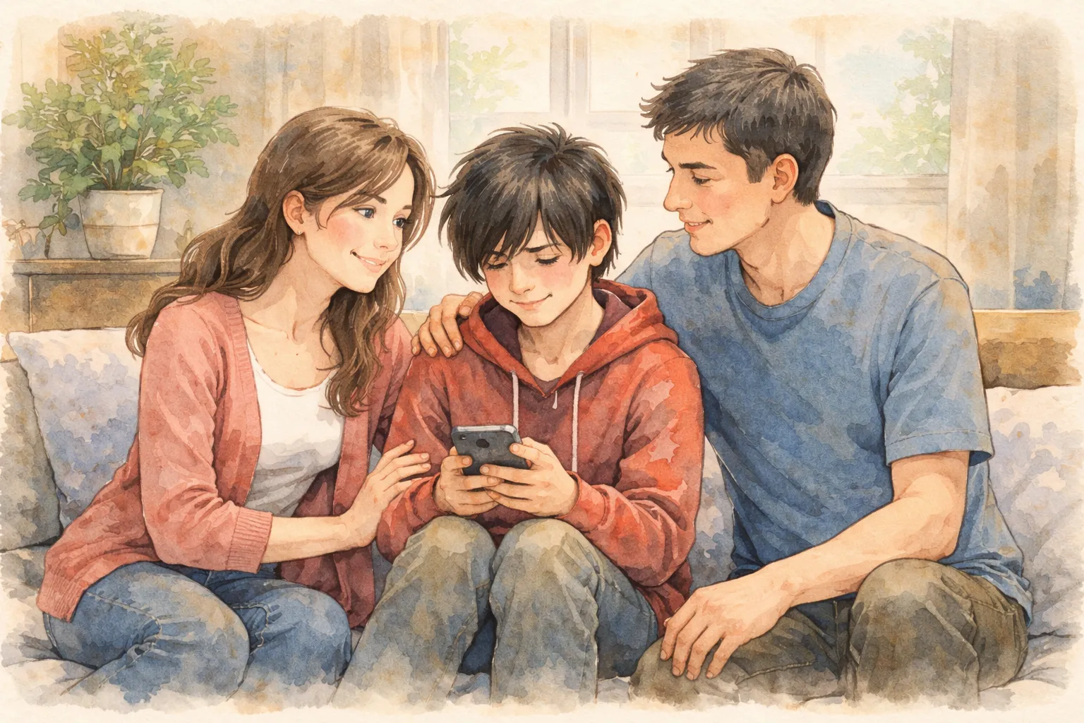 心理師引導家長透過對話練習改善青少年手機成癮與親子溝通