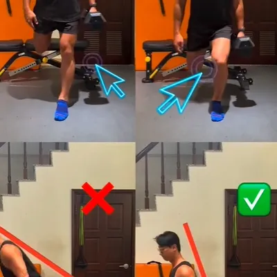 趕快收藏起來，下次練腿時看看有沒有做錯