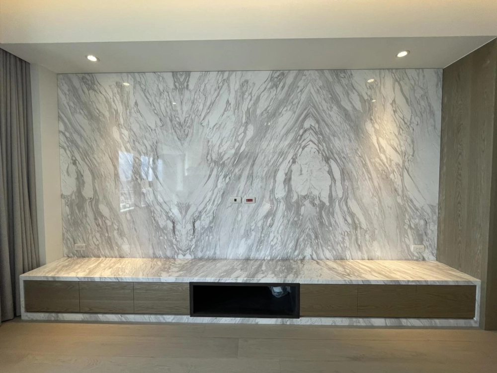淡水-大理石電視牆