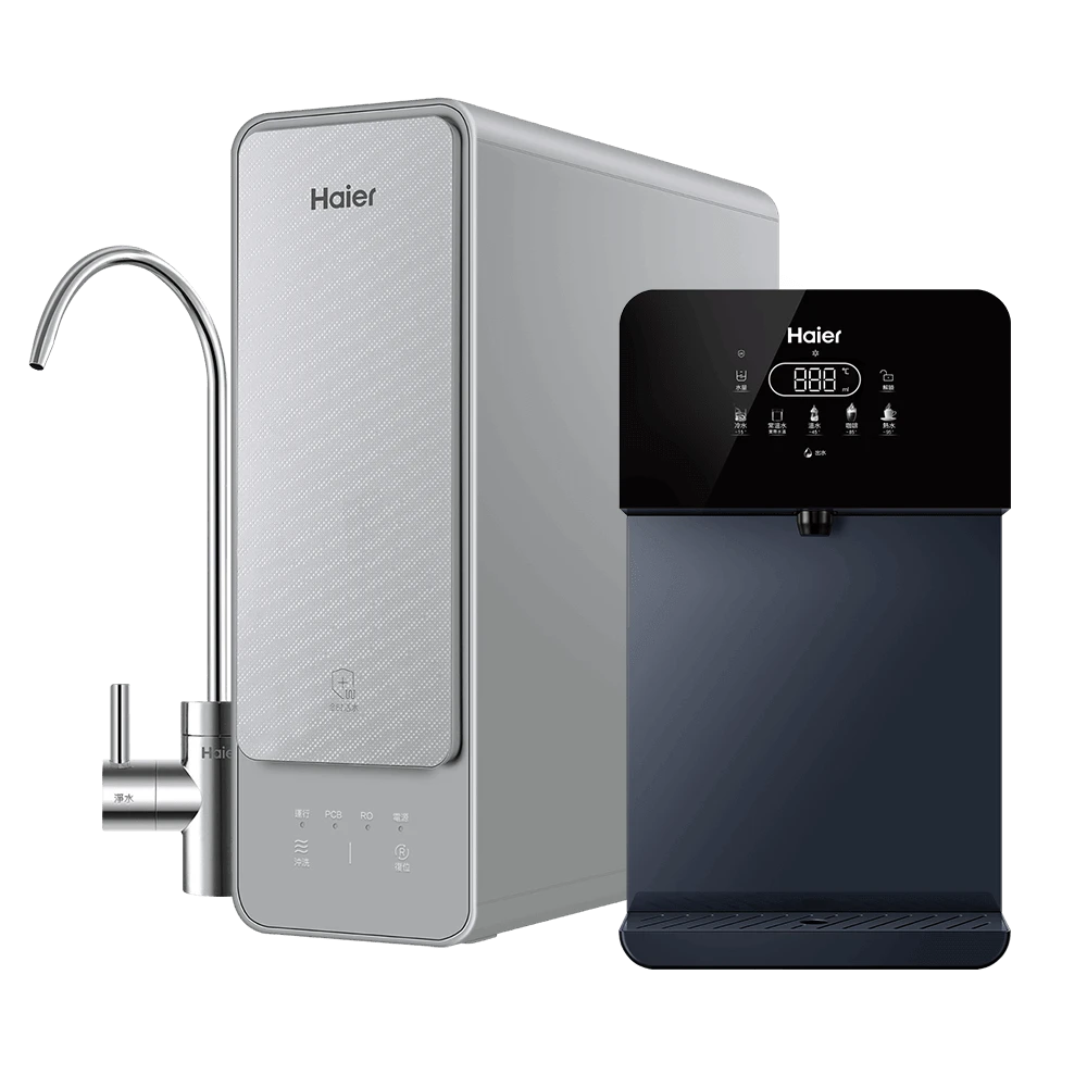 壁掛UV瞬熱飲水機(黑)+RO600G淨水器