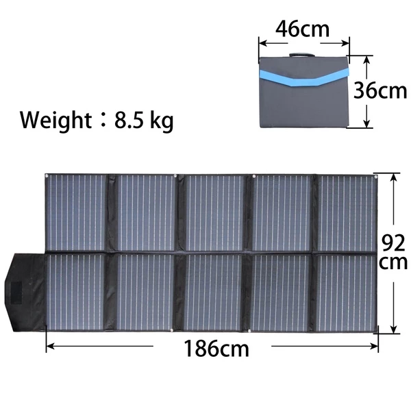【CSP】SP-250太陽能板 12V250W 可收納攜帶 露營 電池充電 汽車電瓶 充電12V電瓶 手機 太陽能板充電