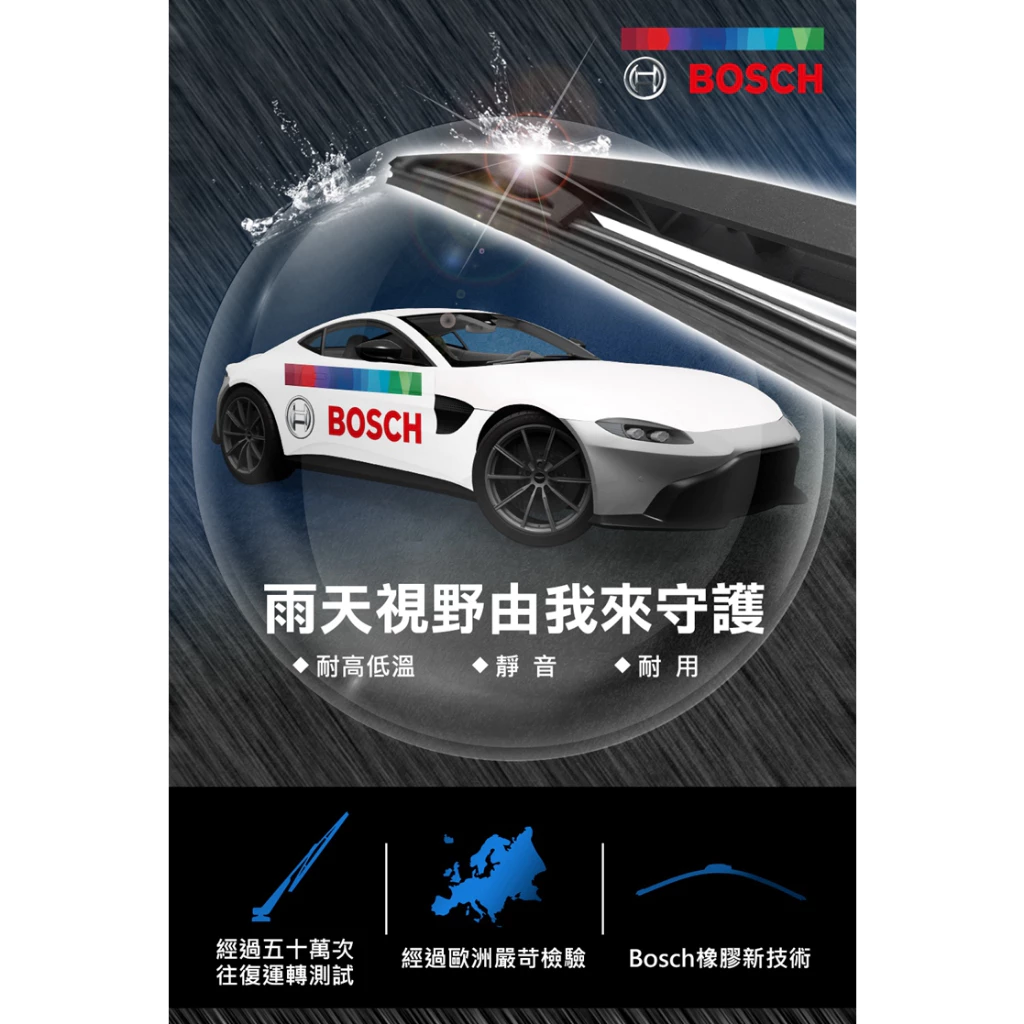 BOSCH 博世後雨刷 H840 11吋 賓士BENZ W204 W245 W246 迷你MINI R50 308 C2
