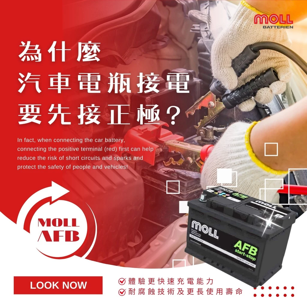 MOLL 86106 Start-Stop AFB電瓶 高性能 12V 106AH 980CCA 免加水汽車電池 德國製