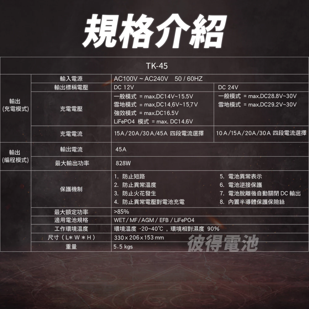 麻新電子 TK-45 電腦編程充電器 穩壓電源 電源供應 電腦編程 雙溫度控制 冷卻風扇 台灣製造 一年保固