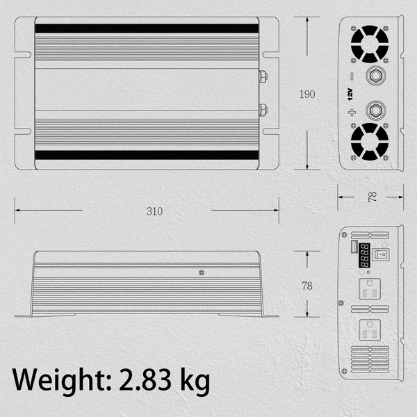 【CSP】高功率 正弦波 1000W 電源轉換器 台灣製造 轉換器 正極轉負極 露營 野地露營 露營車