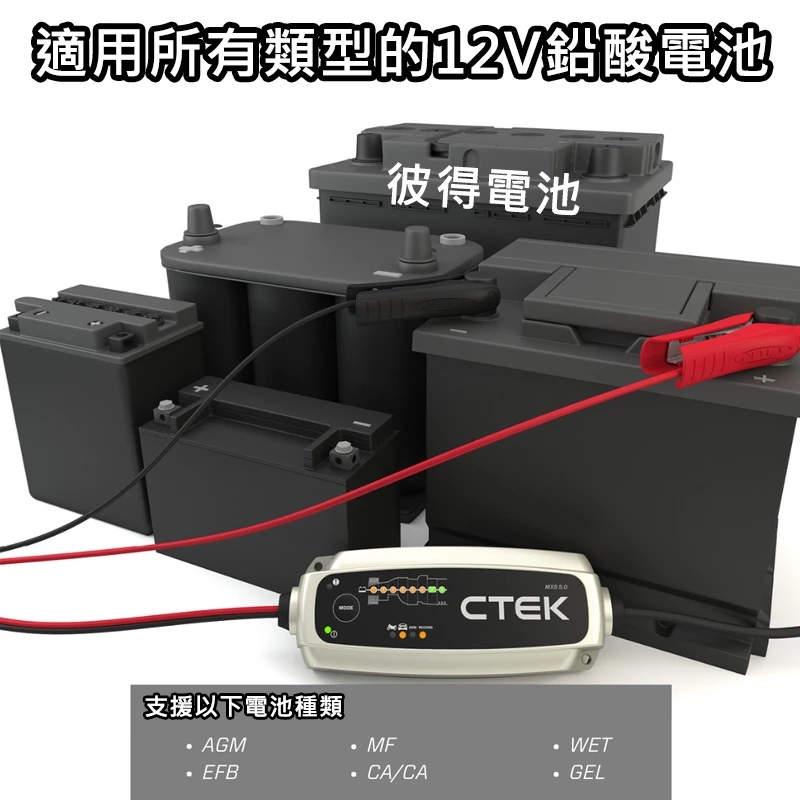瑞典CTEK 簡易型-環型端子連接線 M6端子 快速接頭 附防塵蓋 適用於CTEK所有充電機種 原廠公司貨