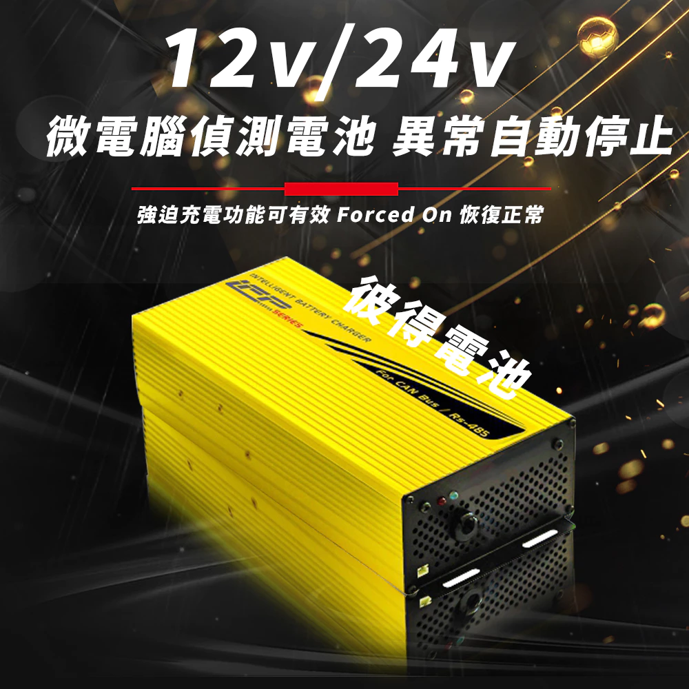 麻新電子 LFP-2415 24V 15A電池充電器 鋰鐵 台灣製造 一年保固