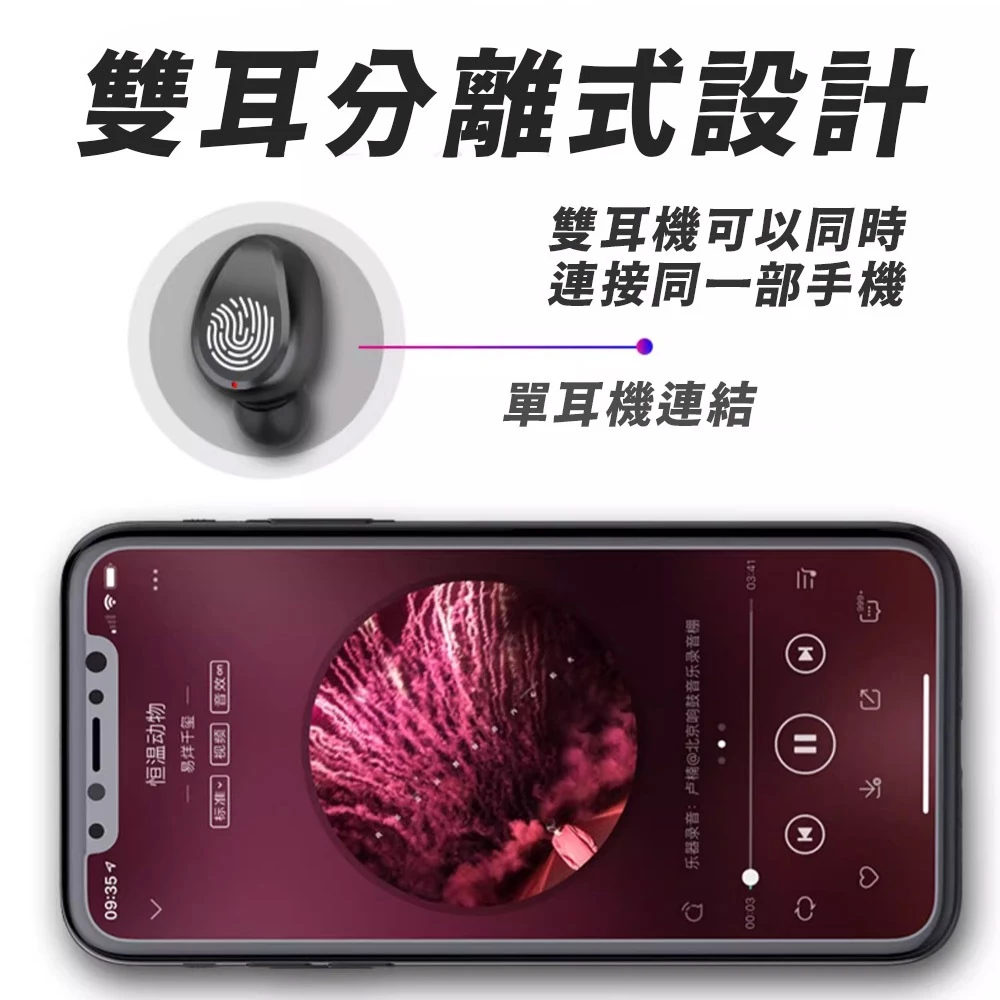 Amoi夏新【旗艦版】F9 無線藍芽耳機 藍牙5.2 自動配動 蘋果 安卓適用 運動耳機
