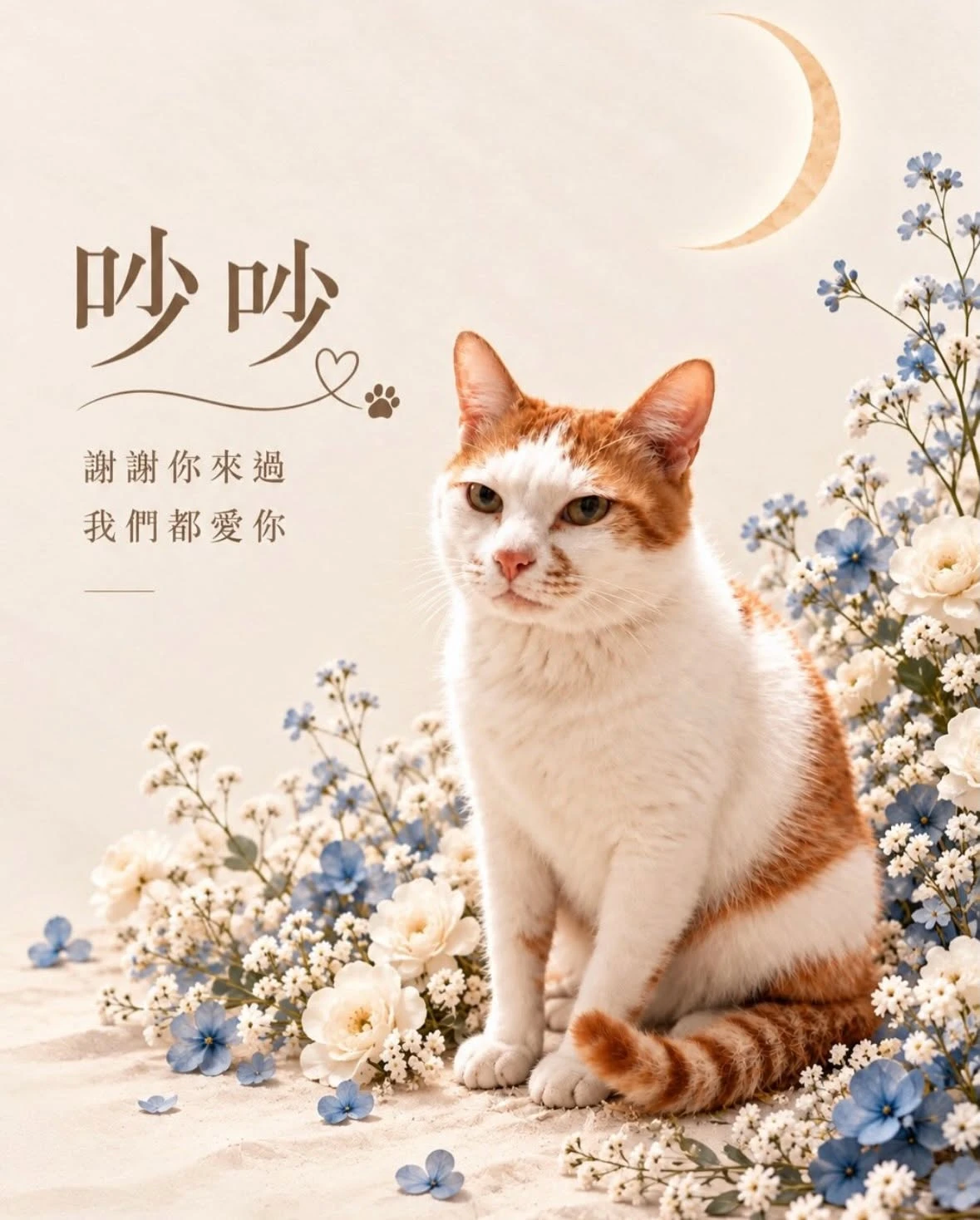 吵吵，這一生辛苦了