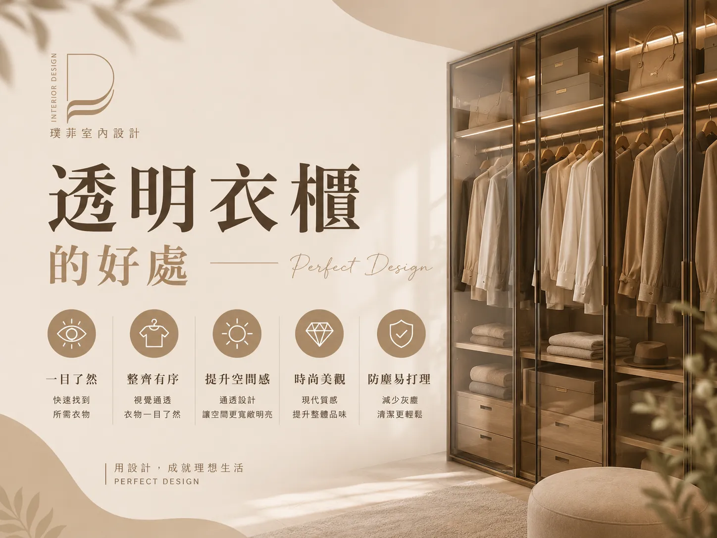 透明衣櫃有什麼好處？｜空間設計｜桃園空間設計