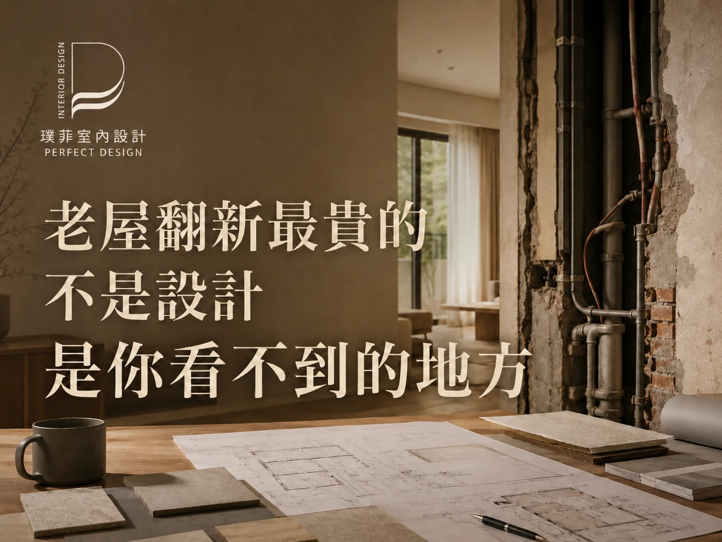 老屋翻新最貴的不是設計，是你看不到的地方!｜室內設計推薦｜桃園室內設計推薦