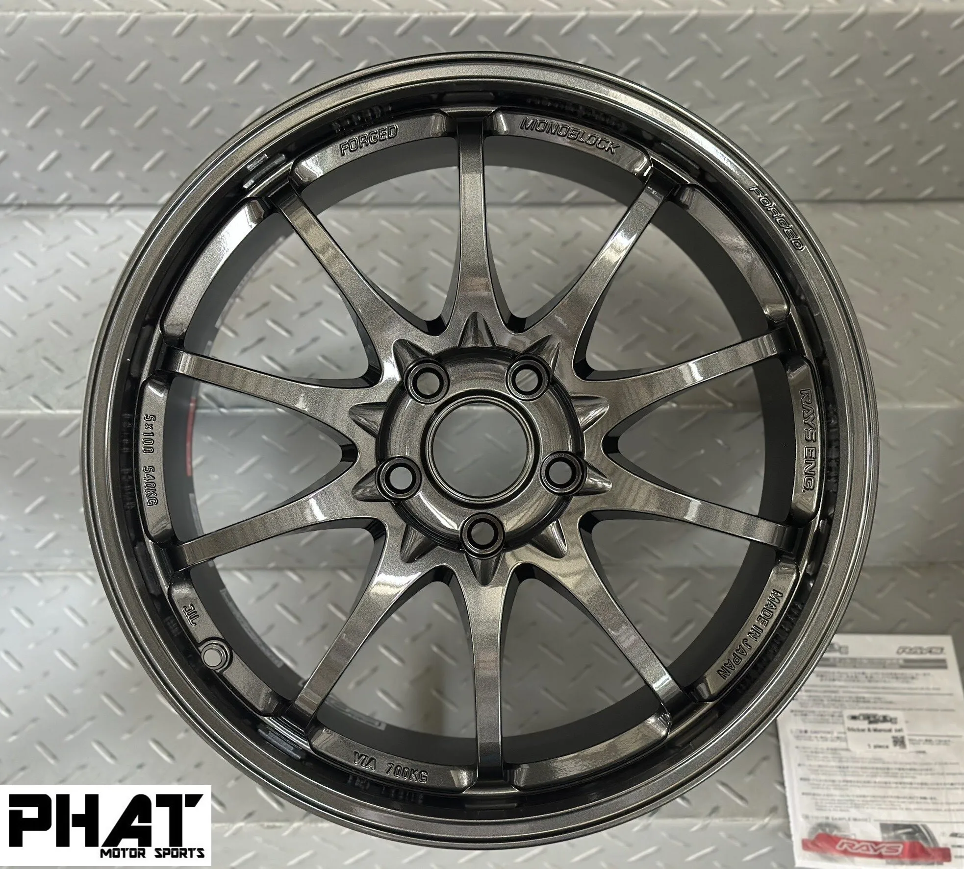 RAYS CE28 club racer ll BLACK EDITION  18x9.5 et35 5x114.3 鍛造鋁圈 TOYOTA GR YARIS專用