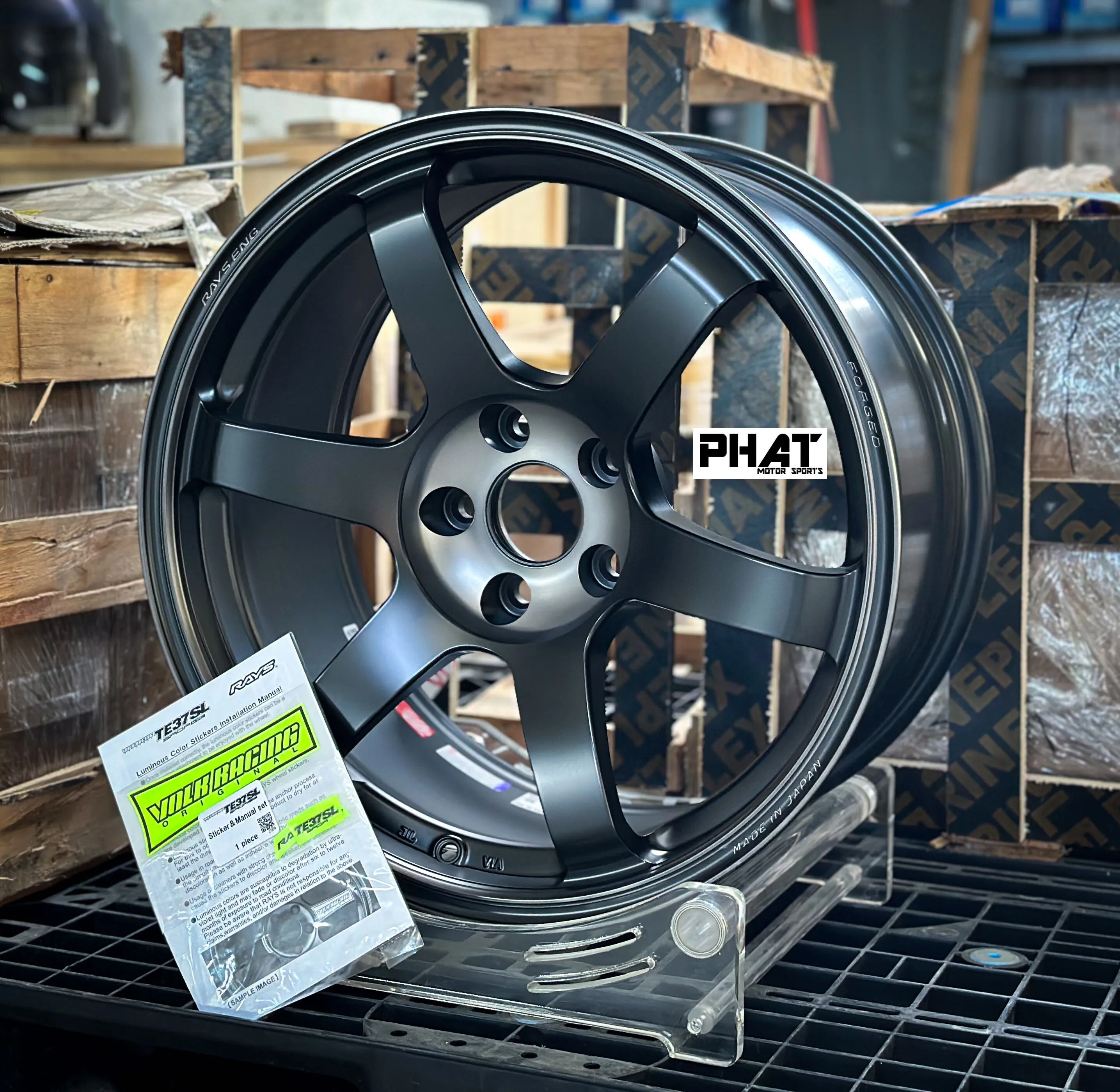 Rays Volk Racing TE37 SAGA SL M‑SPEC PG色