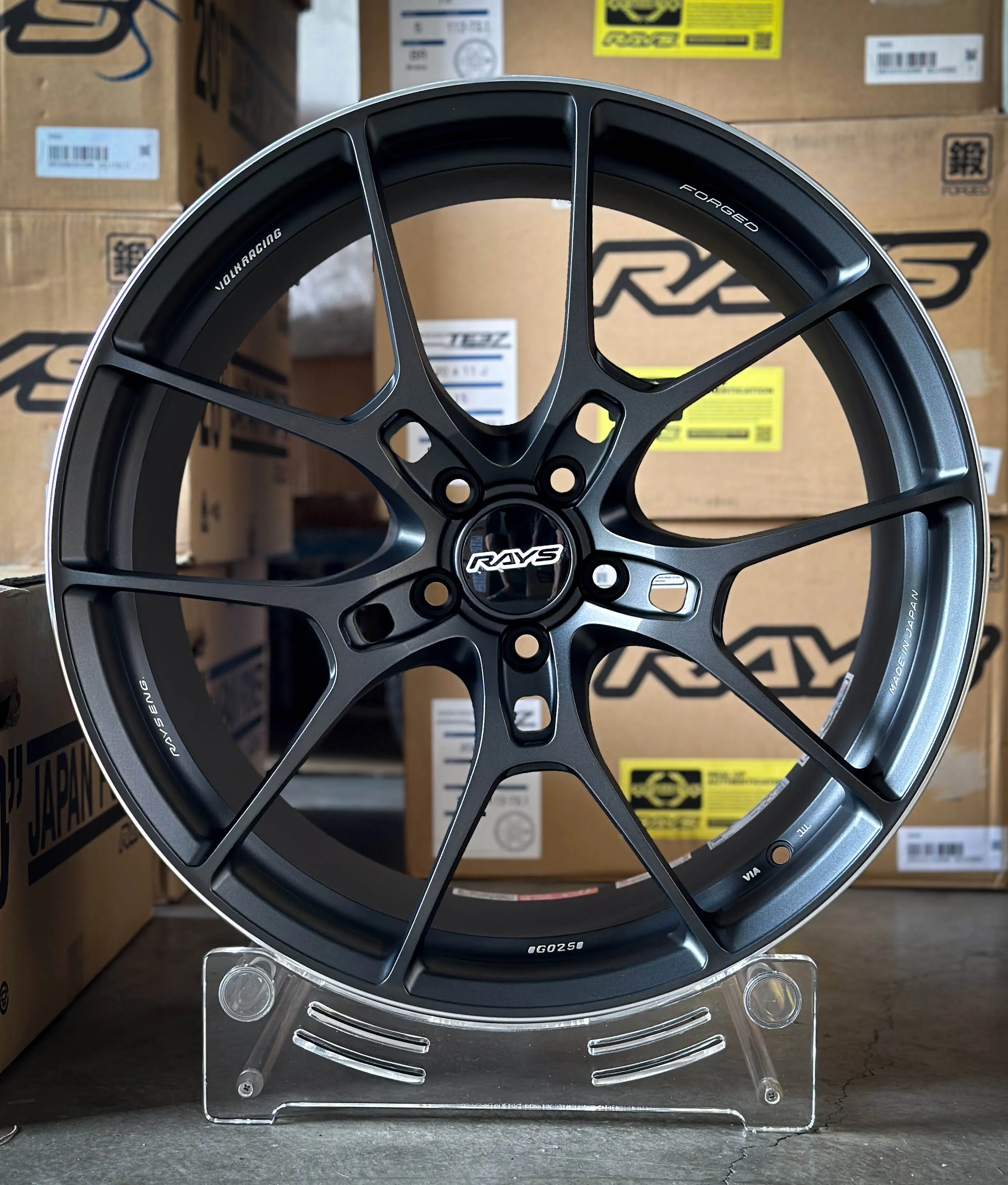 Rays Volk Racing G025 鍛造鋁圈 20x8.5 ET39 5x120 72.56 Toyota Alphard 40系 阿法 / Lexus New LM 350/500h  