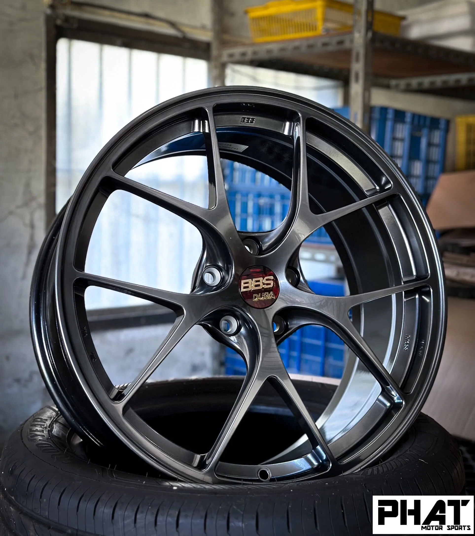 BBS RID DURA 杜拉鋁單片式鍛造鋁圈 19x8.5 et43 5/112 DB色 適用: VW GOLF/GTI/R