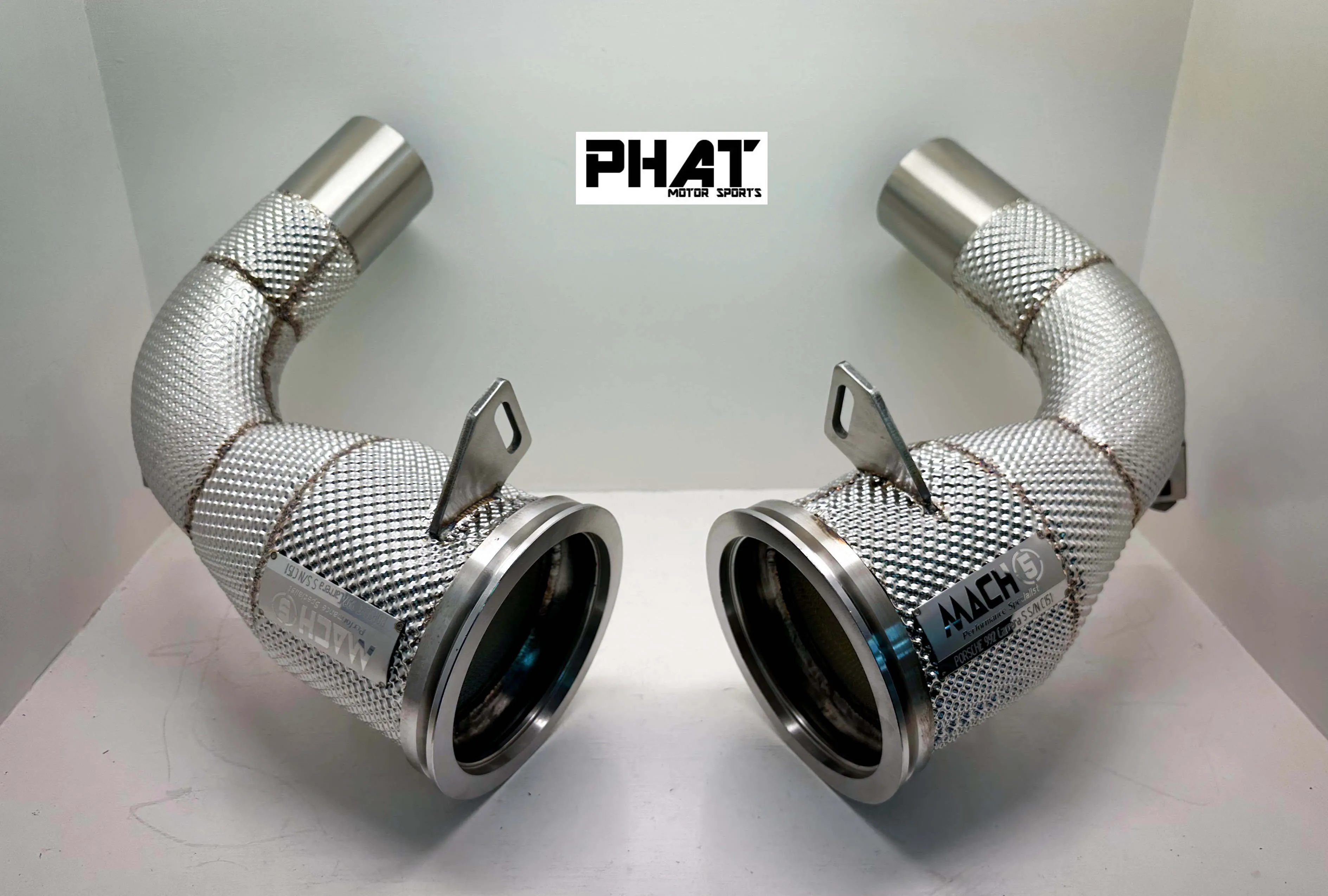 Mach5 Performance 高流量隔熱當派 Downpipe  適用:Porsche 911 992 carrera S 3.0t