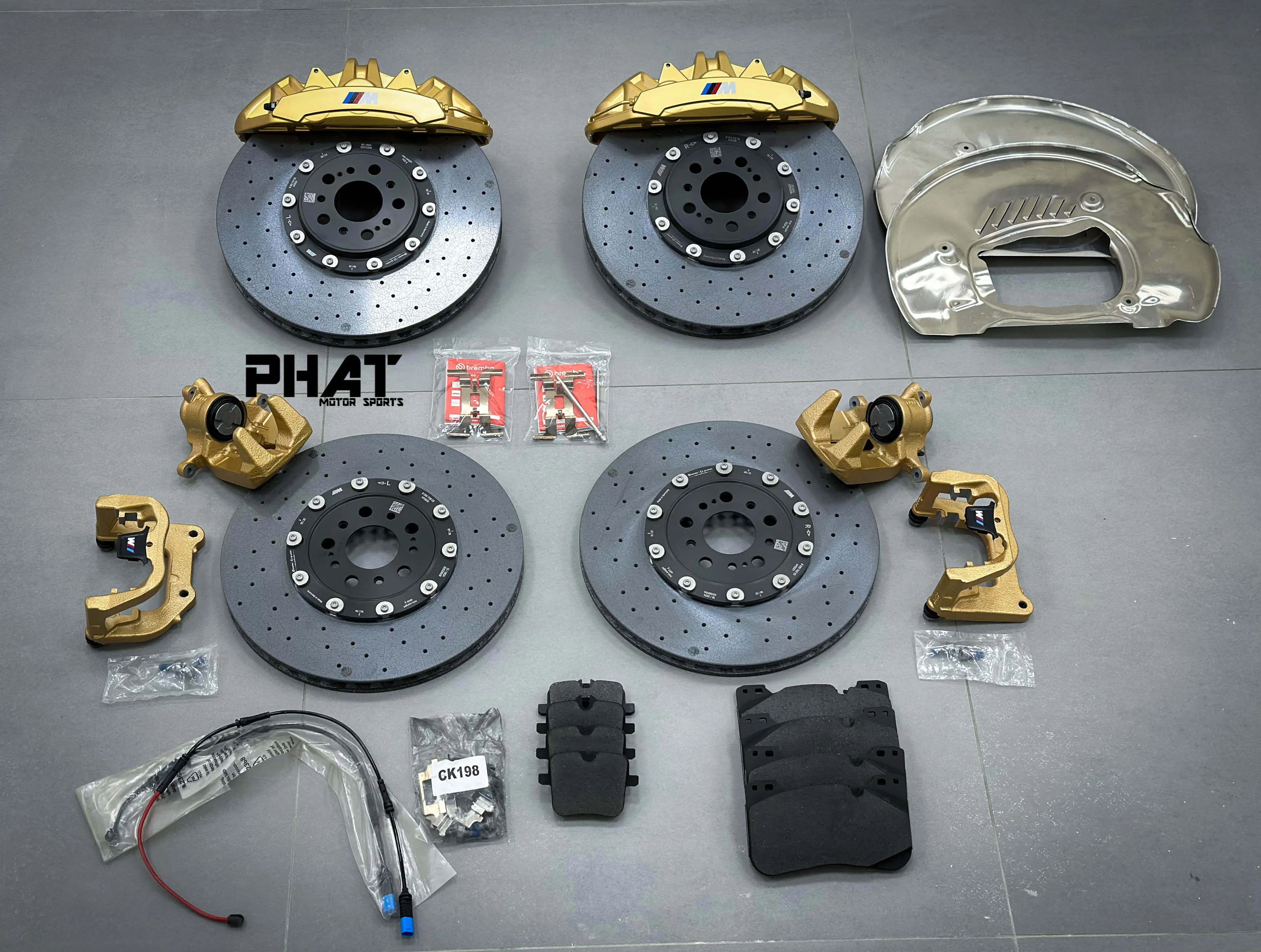 BMW 全新德國原裝前六後一陶煞 適用:BMW G80 G81 G82 G87 M2.M3.M4 