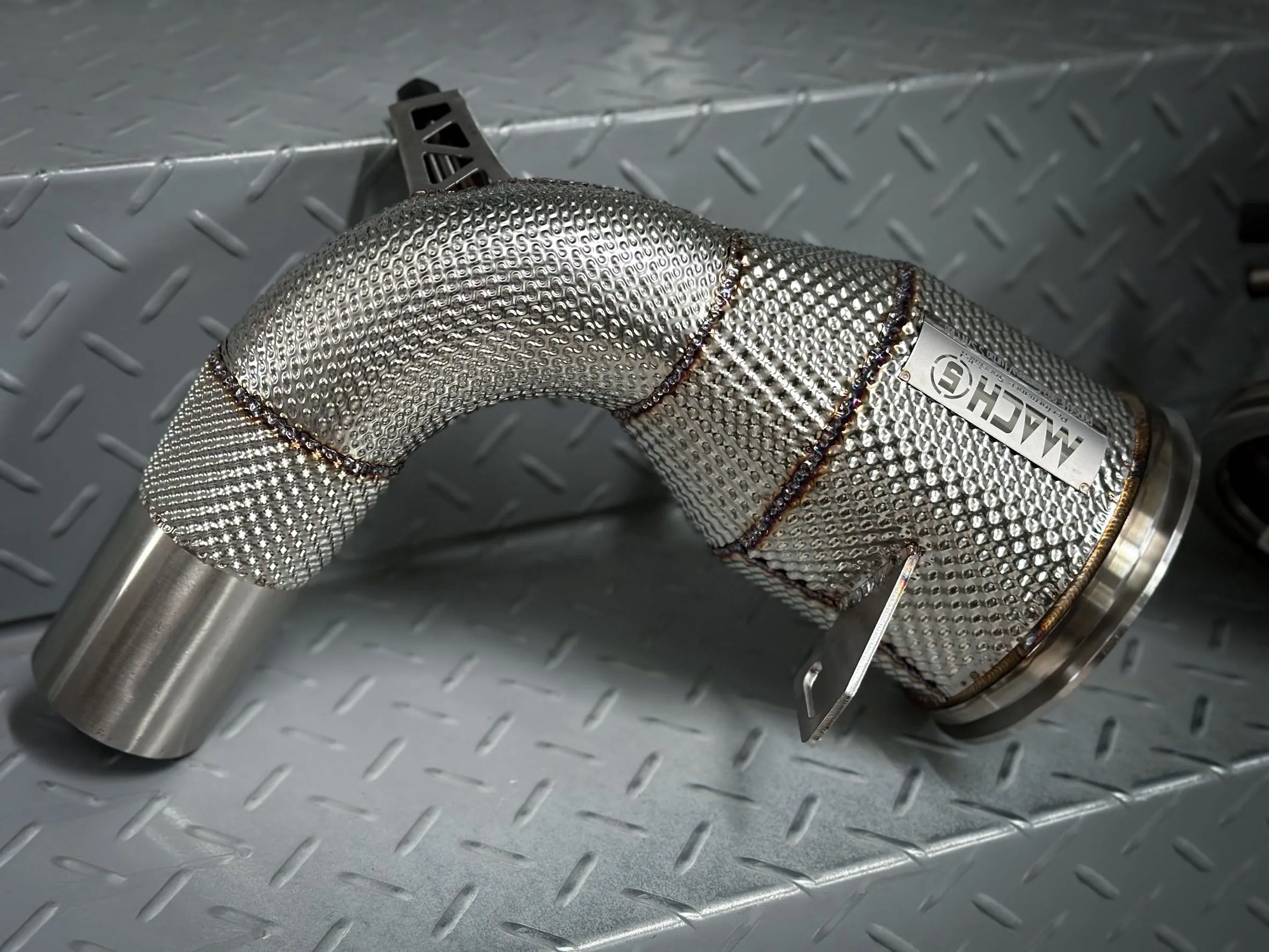 Mach5 Performance 高流量隔熱當派 Downpipe Porsche 992.1 carrera 3.0
