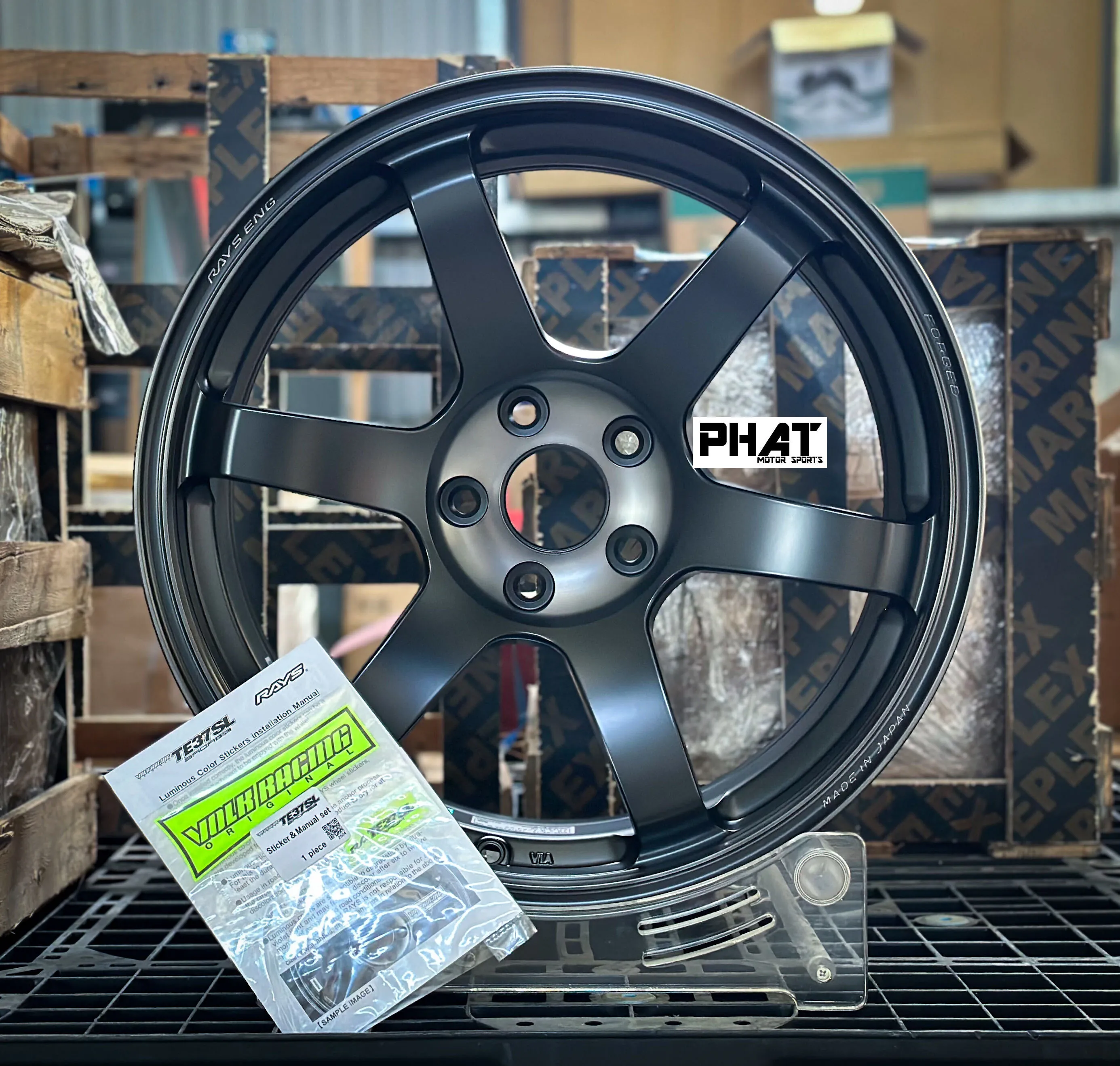Rays Volk Racing TE37 SAGA SL M‑SPEC PG色