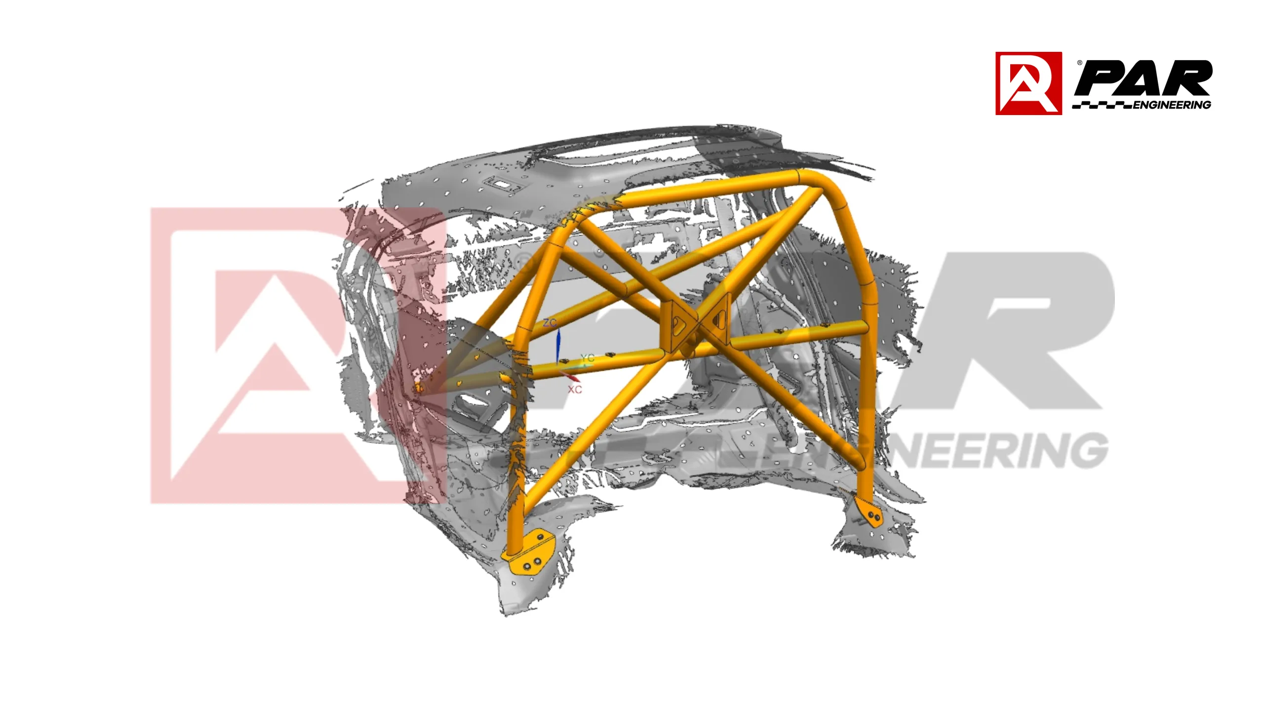 PAR 鉻鉬合金鋼可拆卸防滾籠 適用:BENZ W177 A35