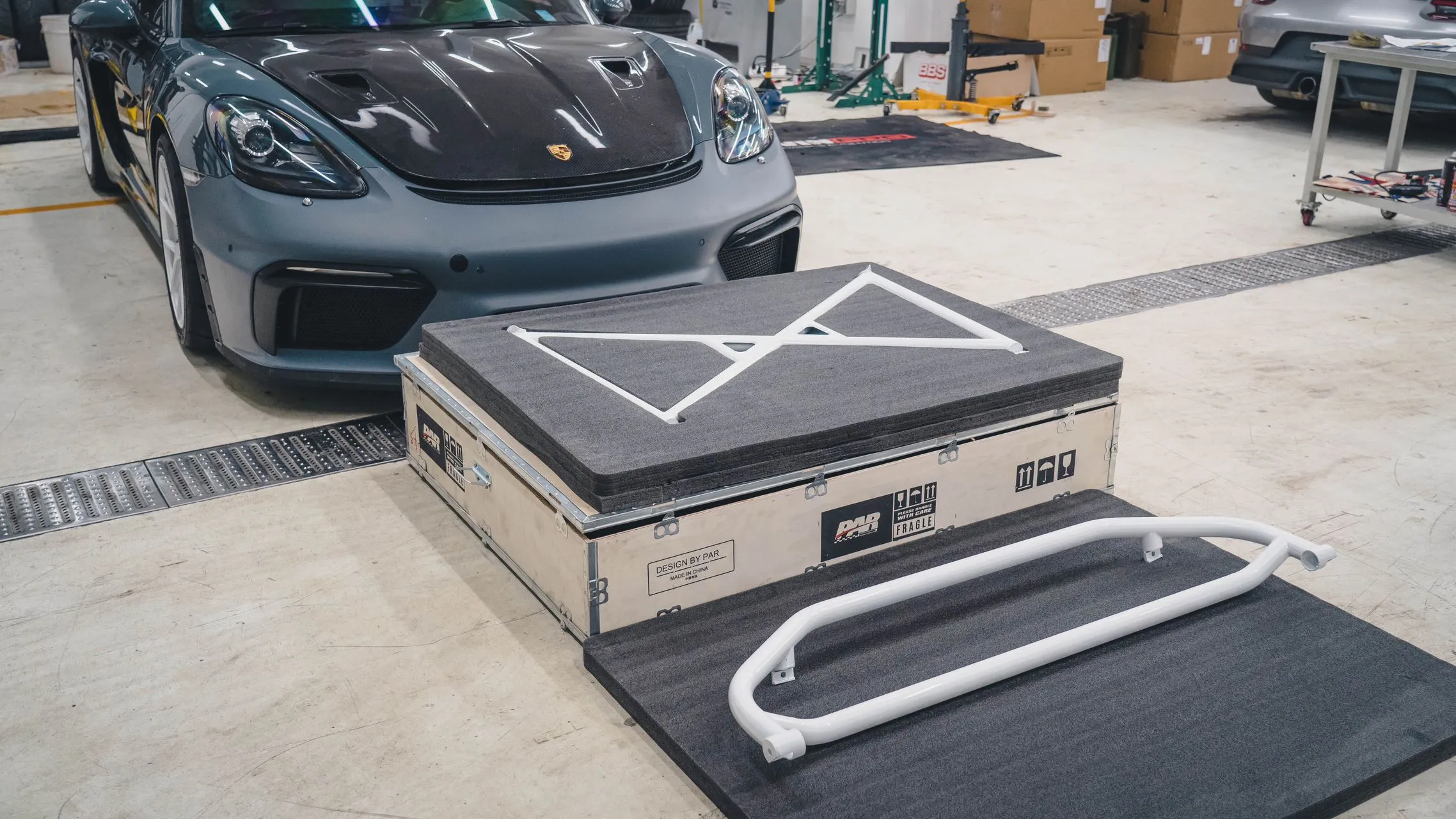 PAR 鉻鉬合金鋼可拆卸防滾籠 適用:Porsche cayman 718 