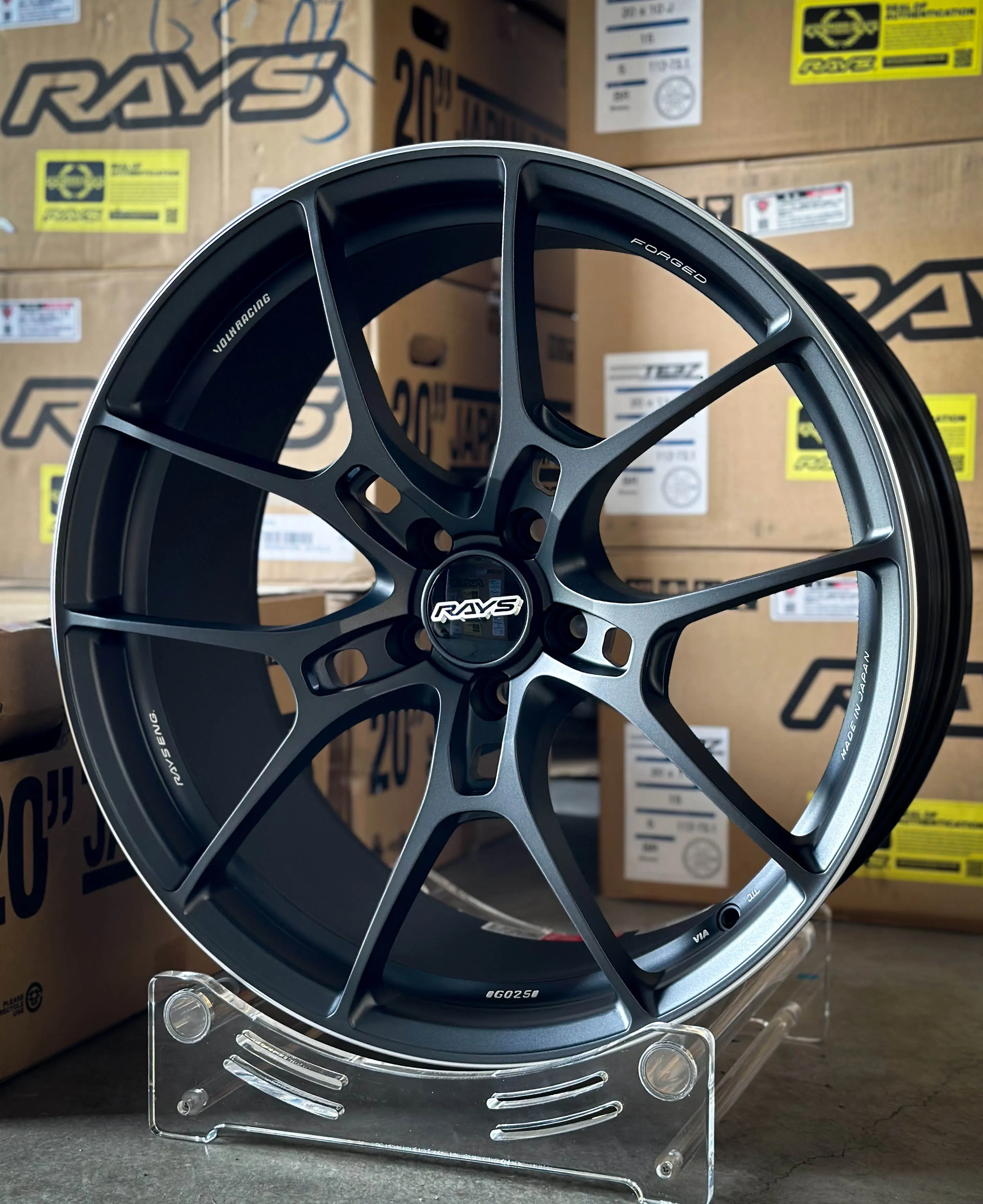 Rays Volk Racing G025 鍛造鋁圈 20x8.5 ET39 5x120 72.56 Toyota Alphard 40系 阿法 / Lexus New LM 350/500h  