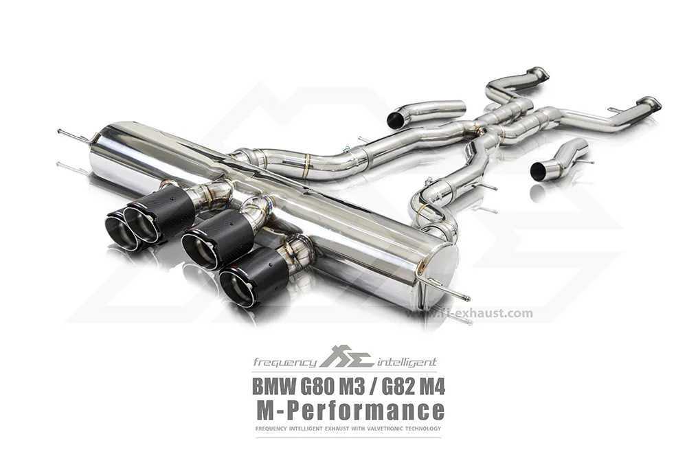 Fi EXHAUST BMW G80 M3 S58  中尾段排氣管