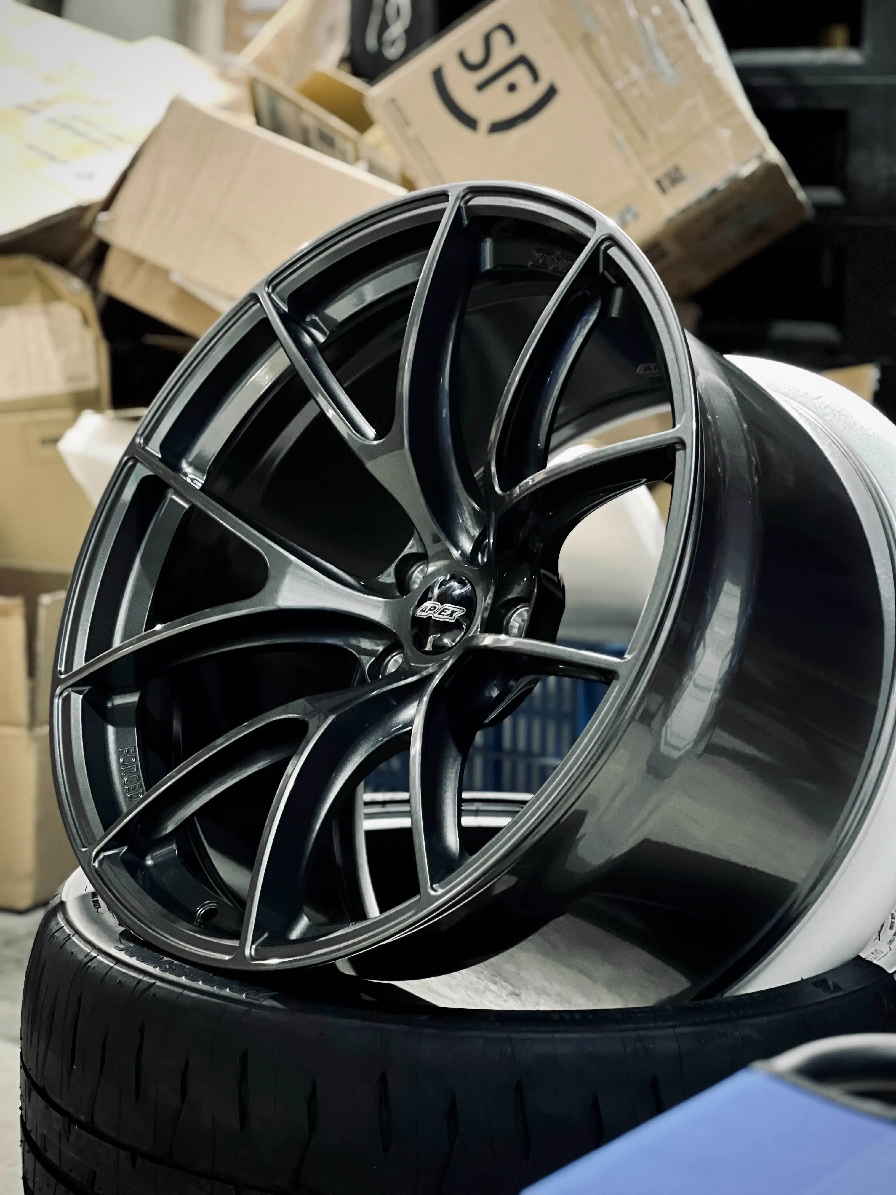 Apex wheels SM-10RS 輕量化賽道專用 鍛造鋁圈 19x10 20x11 BMW G87 M2/G80 M3/G82 M4 