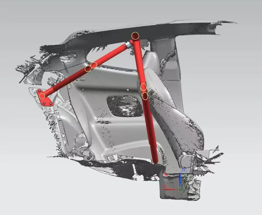 PAR 鉻鉬合金鋼可拆卸防滾籠 適用:TOYOTA GR YARIS