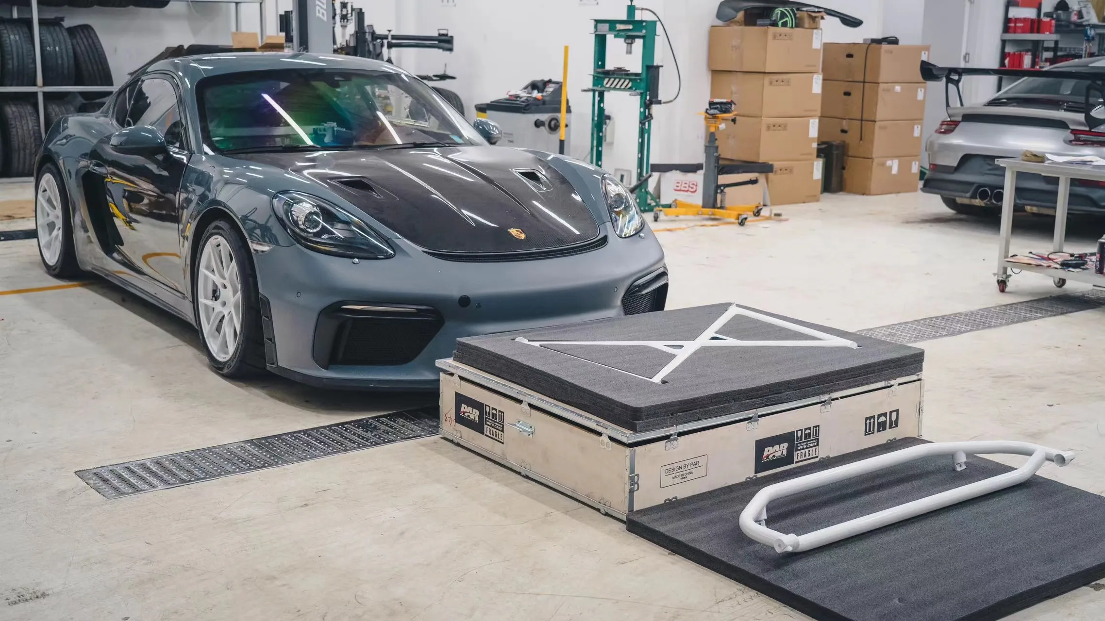 PAR 鉻鉬合金鋼可拆卸防滾籠 適用:Porsche cayman 718 