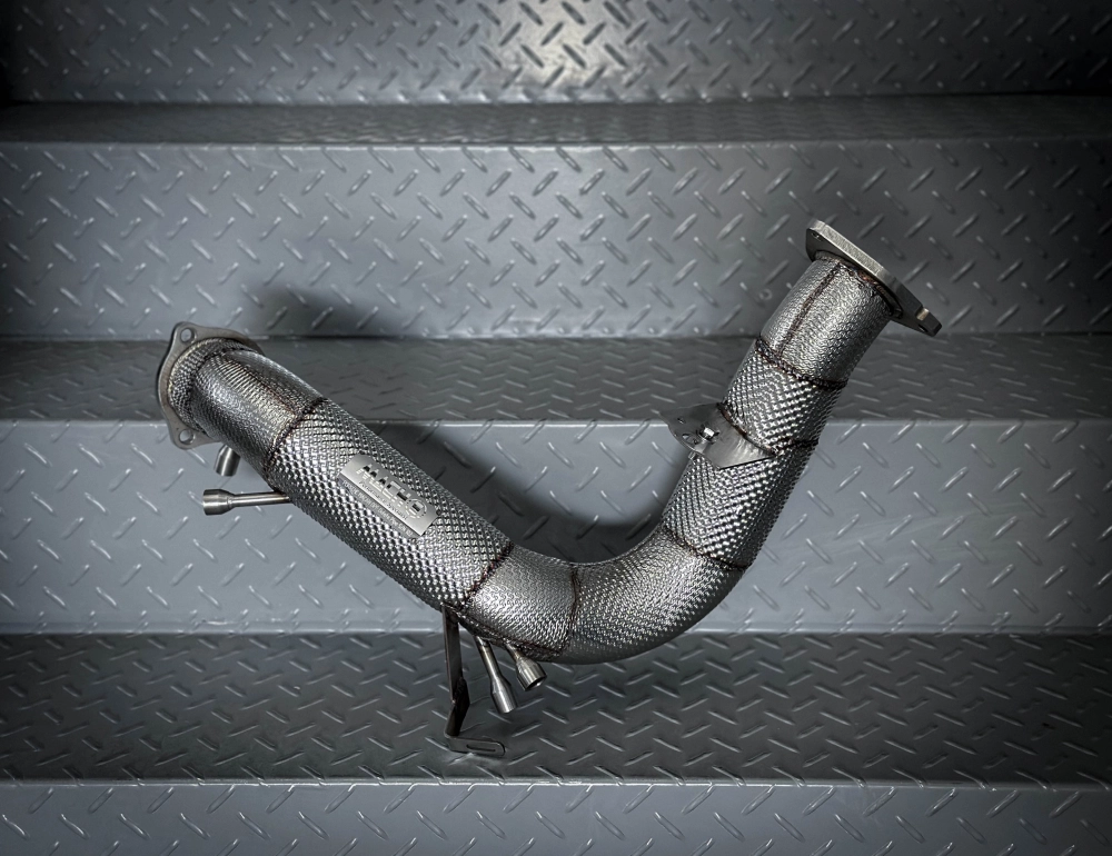 Mach5 Performance 高流量隔熱OPF取代前管   適用:Porscche Macan 2.0 OPF