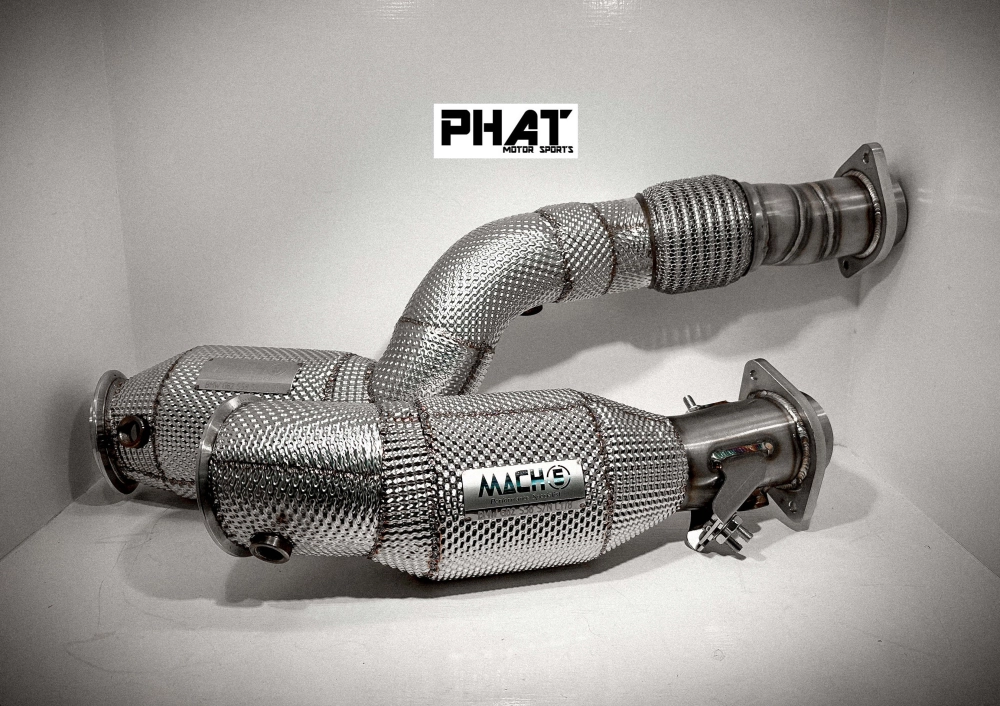 Mach5 Performance 高流量隔熱當派 Downpipe  適用:BMW G87/G80/G81/G82 M2/M3/M4